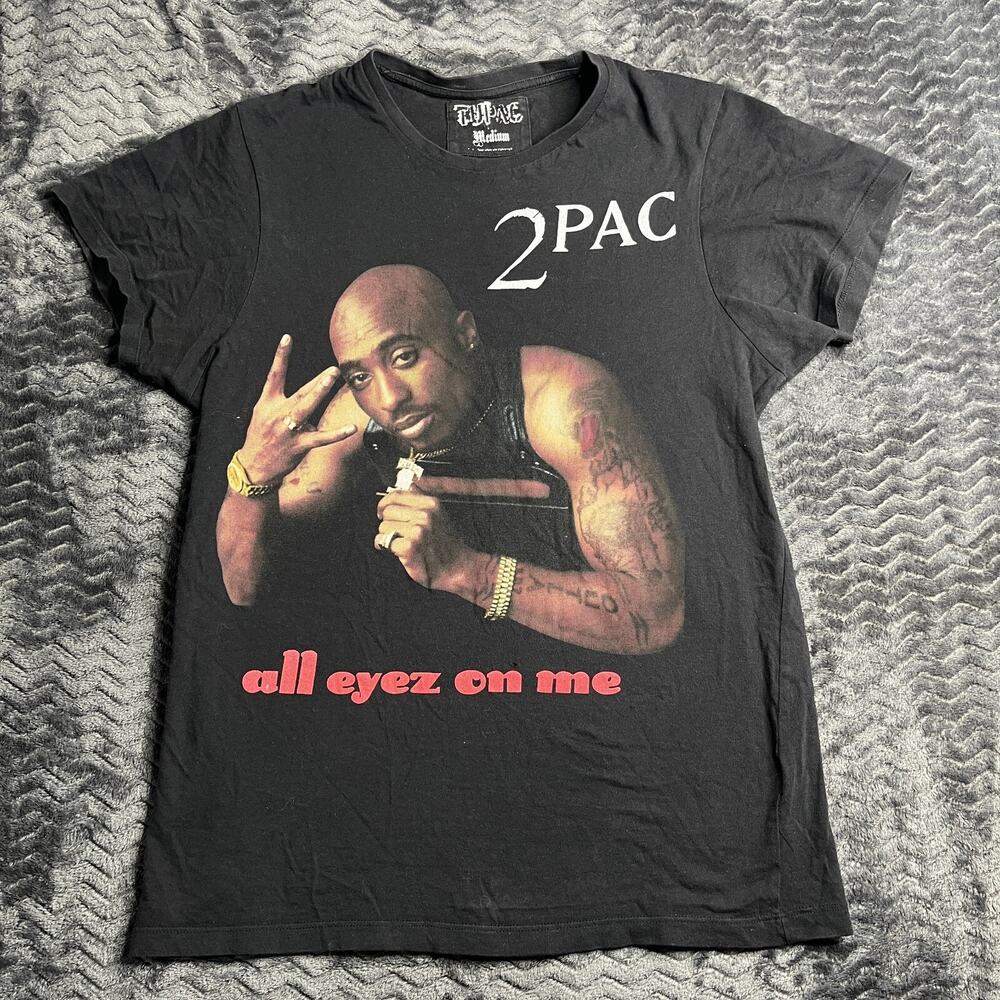 2011 Tupac Shakur Shirt 2Pac All Eyez On Me Rap Hip Hop Men's Medium